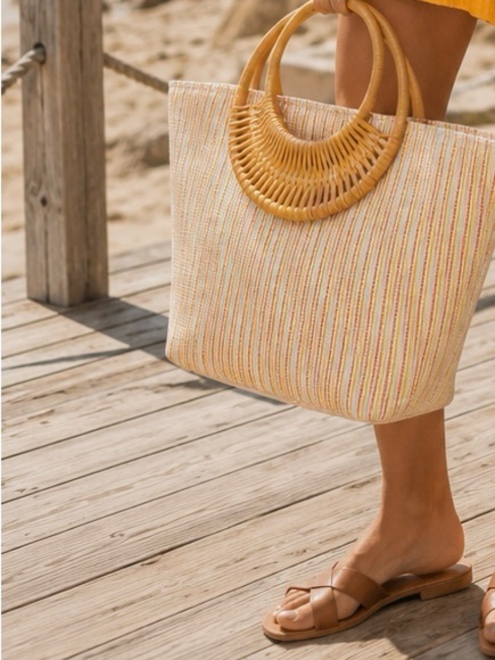 Beach Woven Tote Bag